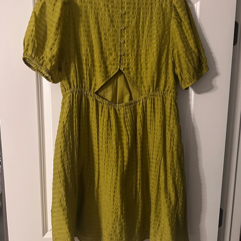 Madewell dress with cut out back. NWT. - Picture 2 of 3